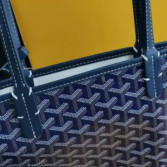 Goyard Blue and Black Tote Bag - Picture 5 of 6